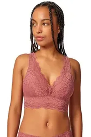 Skiny Bustier Damen Bustier mit herausnehmbare Pads Wonderfulace (Stück, 1-tlg) Unterbrustband rosa 40