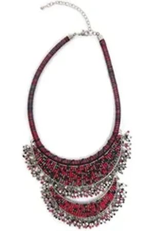 Alessandro Statementkette Lucia, Kette mit tausend Perlen rot