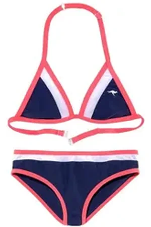 KangaROOS Triangel-Bikini Energy Kids im coolen Colorblocking-Design blau 170/176