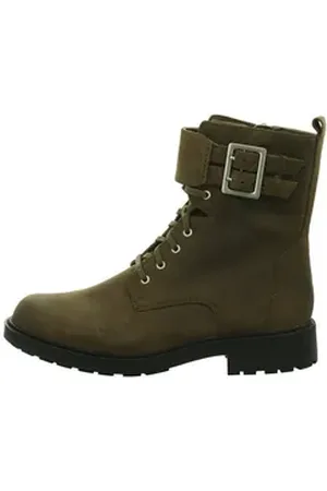 Clarks Orinoco2 Lace,Dark Olive Schnürstiefel grün 31⁄2
