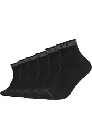 Mustang Kurzsocken casual (6er Pack) mit hohem Baumwollanteil schwarz 39 (42)