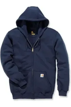 Carhartt Hoodie Zip Sweater mit Reißverschluss blau XL