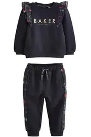 Ted Baker Sweatanzug Rüschenpulli und Jogginghose (2-tlg) blau 86-92 (1,5-2 J.)