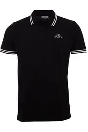 Kappa Poloshirt Poloshirt schwarz 4XL