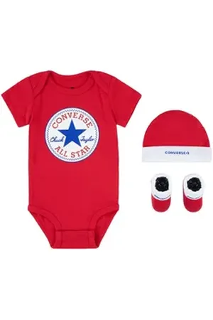 Converse Erstausstattungspaket CLASSIC CTP INFANT HAT BODYSUIT BOO (Packung, 3-tlg) rot 56 (6)