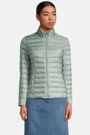 Jott Daunenjacke CHA mit Stehkragen grün XL