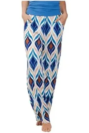 Pastunette Palazzohose Damen Sommerhose weit (1-tlg) modisches Design bunt 48