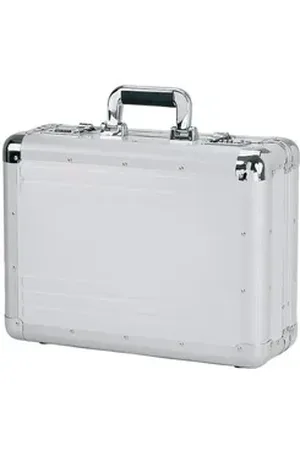 Alumaxx Business-Koffer Taurus, Attachékoffer, 0 Rollen, aus Aluminium silberfarben