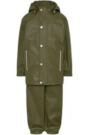 EN FANT Regenanzug Rainwear Set Solid grün 86 - ca. 18 Monate