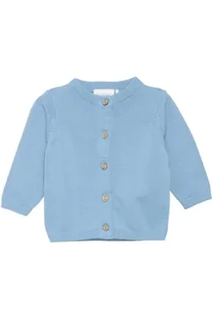FIXONI Cardigan Knitted Cardigan blau 56 - ca. 0-3 Monate