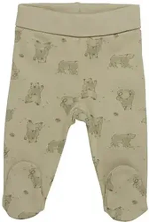 FIXONI Jerseyhose Pants w. Foot AOP grün 44 - ca. 0-3 Monate