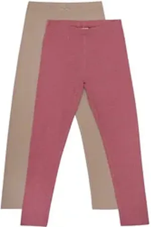 Minymo Leggings Basic Leggings (2-Pack) braun 92 - ca. 2 Jahre