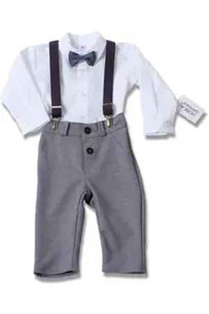 HOBEA Kinderanzug Taufanzug Jakob 86 grau 86