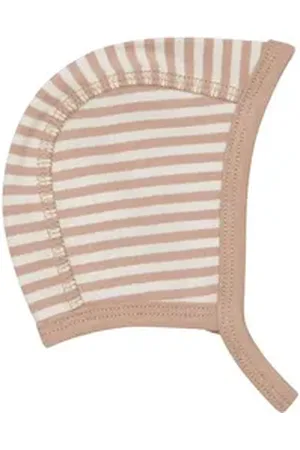 FIXONI Schlupfmütze Helmet Y/D Stripe braun 44 - ca. 0-3 Monate