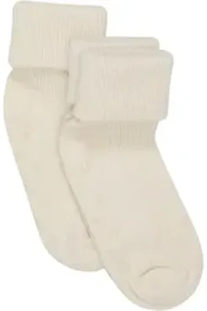 Minymo Socken Baby Rib Sock with Abs (2-Pack) weiß 19-22