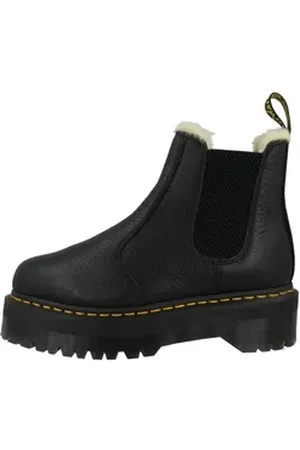 Dr. Martens 2976 Quad Fur Lined Plateau Damen Chelseaboots schwarz 37 EU