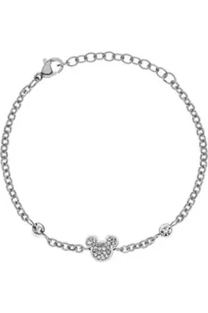 Disney Jewelry Silberarmband Damen-Armband Edelstahl Zirkonia, Trendig silberfarben