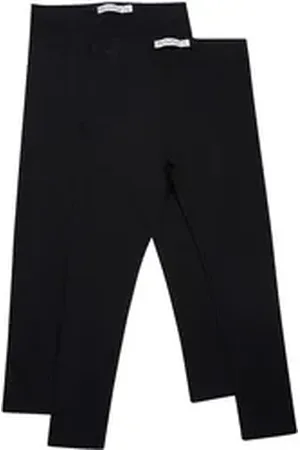 Minymo Leggings Basic Leggings (2-pack) grau 86 - ca. 18 Monate