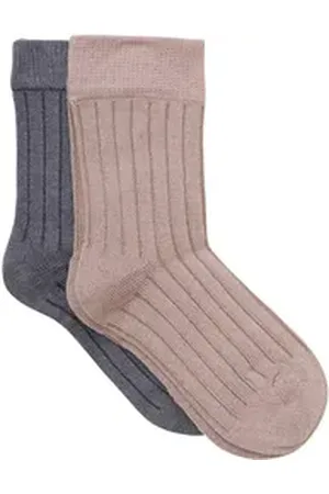 Minymo Socken Ankle Sock Rib (2-Pack) bunt 15-18 Monate