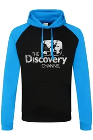 Discovery Hoodie Distressed Logo Baseball Hoodie schwarz XXL