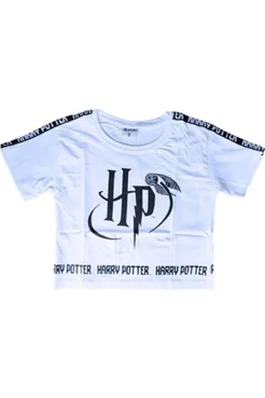 Harry Potter T-Shirt Mädchen Cropped Top Gr. 134- 164 cm bunt|weiß 146 cm