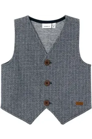 NAME IT Anzugweste NMMFORT SWEAT WAISTCOAT UNB blau 92