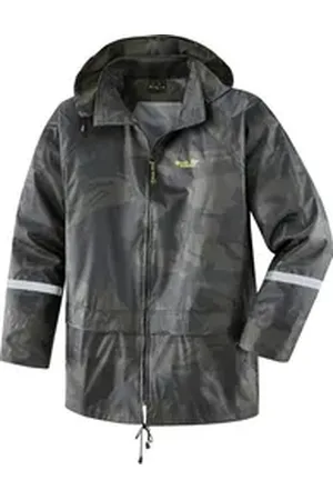 UNCLE SAM Arbeitsjacke Regenjacke oliv camouflage grün XL