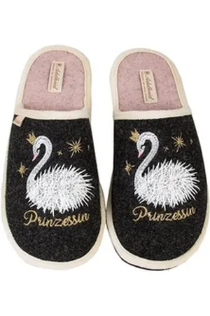 Adelheid Prinzessin Filzpantoffeln Pantoffel schwarz 42/43
