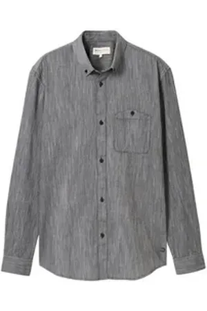 TOM TAILOR Denim Langarmhemd fitted chambray slubyarn shirt XL