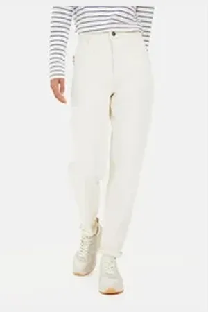 Camel Active 5-Pocket-Jeans aus Baumwollmix Mom Fit weiß 26