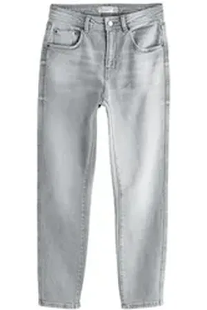 Next Mom-Jeans Bequeme Mom-Jeans mit Stretch (1-tlg) grau 36