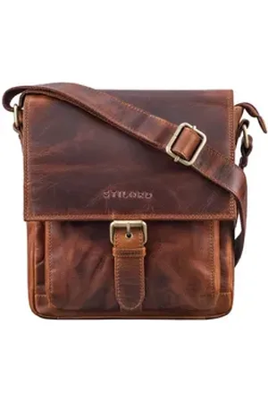 STILORD Schultertasche "Nevio" Herrentasche Leder Umhängetasche