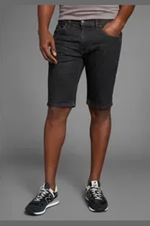 ARIZONA Jeansshorts gerader Schnitt, knieumspielende Länge, niedrige Leibhöhe grau 30