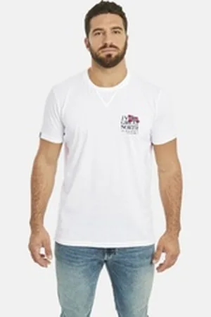 Jan Vanderstorm T-Shirt ADEKE in zwei Farbvarianten weiß 7XL (80/82)