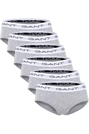 GANT Slip Mädchen Slip 6er Pack Baumwolle (Packung, 6er Pack) grau 134/140