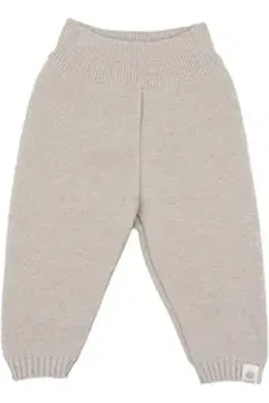 maximo Schlupfhose Strickhose mit Rippenbündchen beige 80