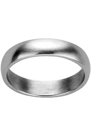 M&M Fingerring Ring Damen silber / gold / schwarz, matt schlicht (1-tlg), "Best Basics", deutsche Qualität, inkl. edles Schmucketui silberfarben 58