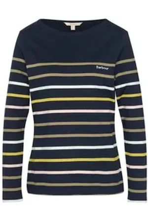 Barbour Langarmshirt Streifenshirt Hawkins blau 8