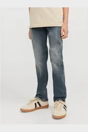 JACK & JONES Junior Regular-fit-Jeans JJICLARK JJORIGINAL MF 049 NOOS JNR blau 140