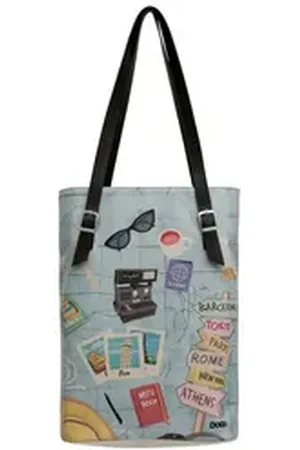 Dogo Umhängetasche Damen Tall Bag Umhängetasche - Tall Bag Vegan Damen Handtas, Vegan lila