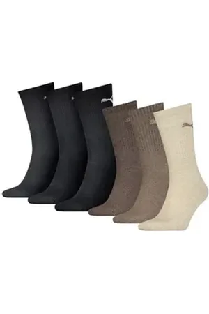 PUMA Sportsocken Unisex Socken 6er Pack Baumwolle (Packung, 6er Pack) braun|bunt|schwarz 35-38