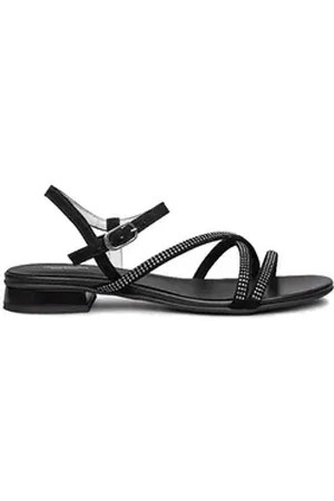 Nero Giardini Damen Sandale Hausschuh schwarz 41 EU