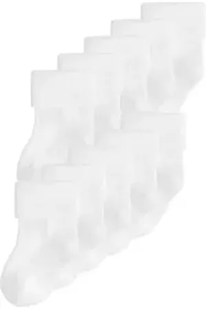 Next Basicsocken Babysocken mit Umschlag, 10er-Pack (10-Paar) weiß 68-80 (6-12 Mon.)