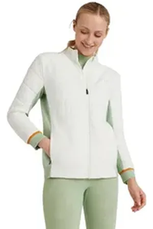 Falke Funktionsjacke (1-St) aus feuchtigkeitsregulierendem Material weiß M