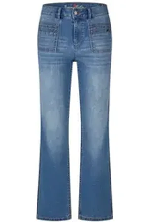 Buena Vista Straight-Jeans – Damenjeans im Regular Fit blau L