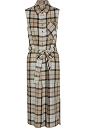 Barbour Midikleid Karokleid Agnes beige 10