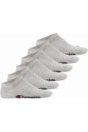 Champion Sportsocken Unisex Socken 6er Pack Baumwolle (Packung, 6er Pack) grau|schwarz EU 35-38
