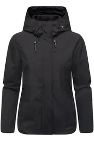 Ragwear Outdoorjacke Sunniva A Wasserdichte und atmungsaktive Übergangsjacke schwarz XL (42)