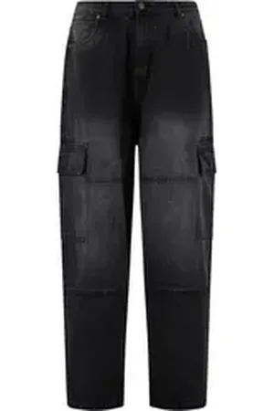 Urban classics Bequeme Jeans Tapered Heavy Ounce Baggy Cargo Jeans schwarz 34