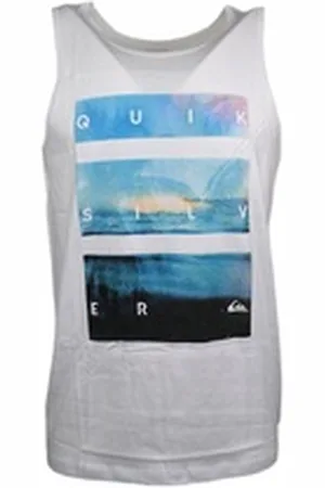 Quiksilver Sporttop Tank Shirt Muscle Weiß weiß S